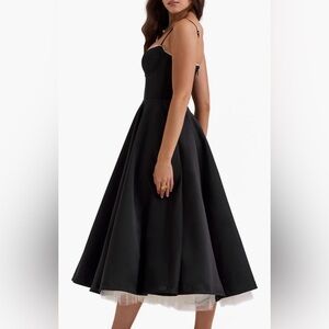House of CB Mademoiselle Dress - Black Tulle